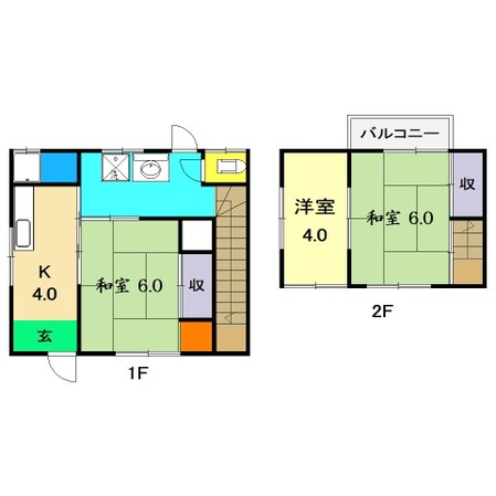 桟橋車庫前駅 徒歩17分 1-2階の物件間取画像